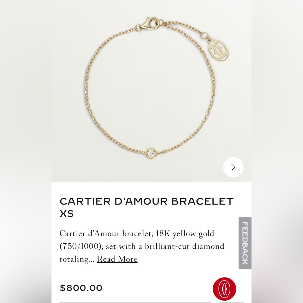 Cartier XS diamond bracelet